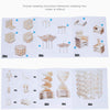 Colored Timber Planks 100 Piece Set