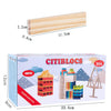 Colored Timber Planks 100 Piece Set